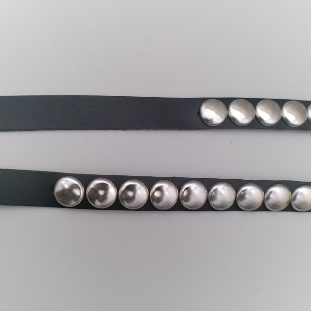 Belt 1-Row Circle Studs