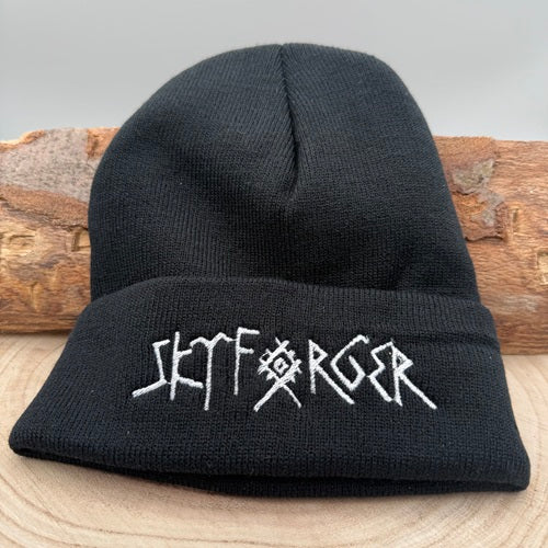 black-beanie-with-band-logo-of-skyforger