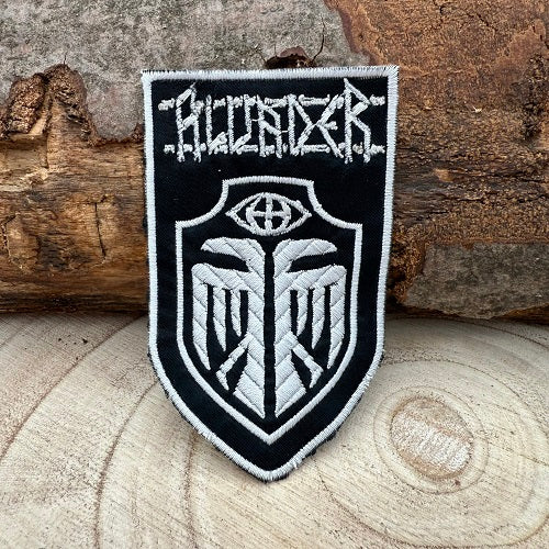 patch-in-form-of-a-shield-of-metal-band-alvader-logo-in-black-and-white