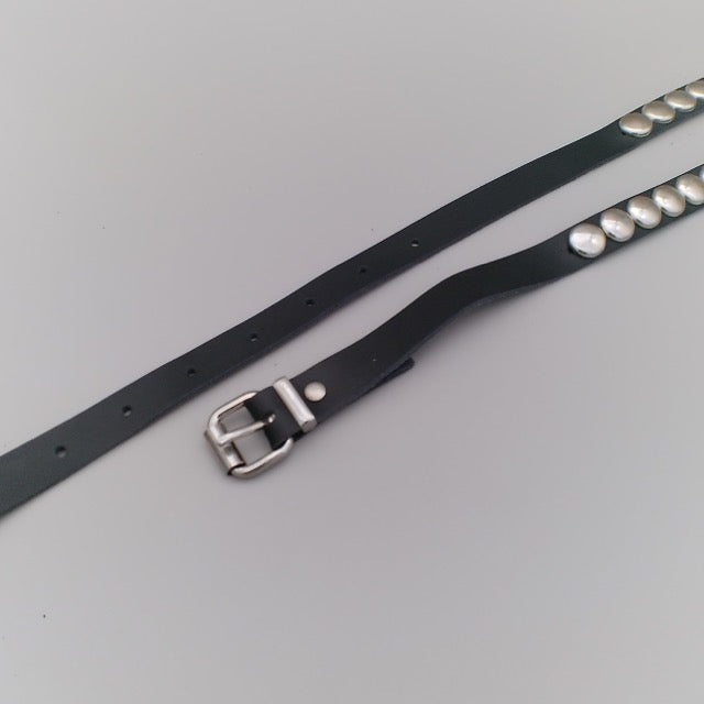 Belt 1-Row Circle Studs