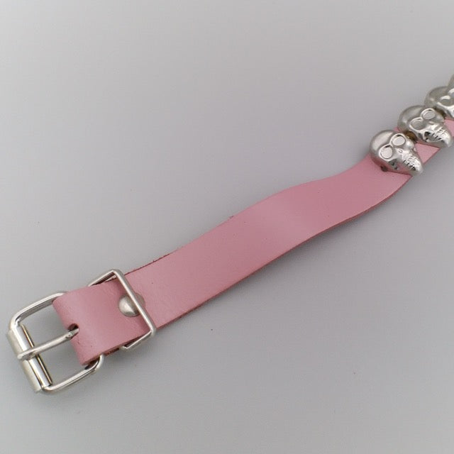 Belt 1-Row Skull Studs