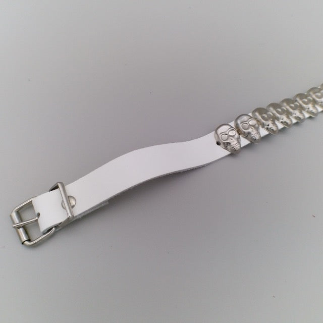 Belt 1-Row Skull Studs