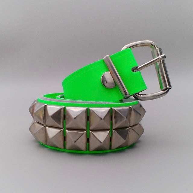 Belt 2-Row Pyramid Studs