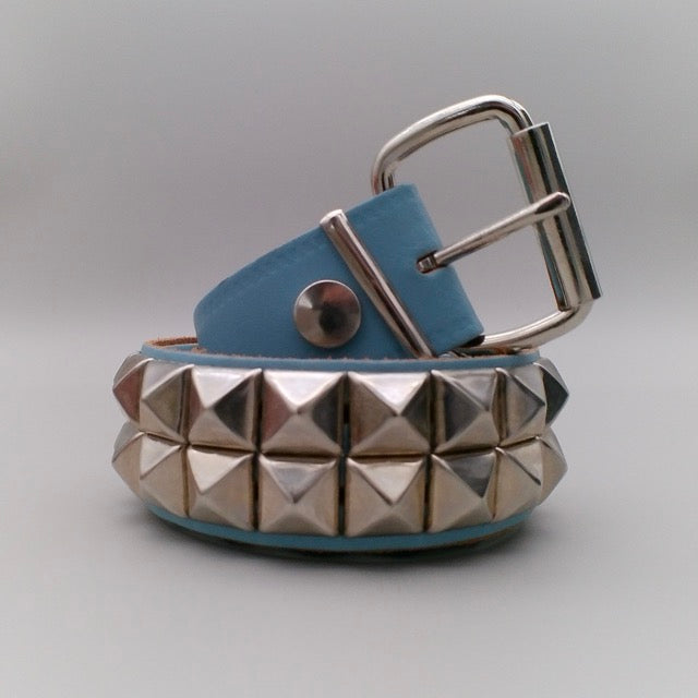 Belt 2-Row Pyramid Studs