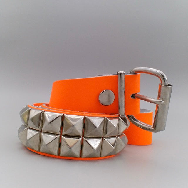 Belt 2-Row Pyramid Studs