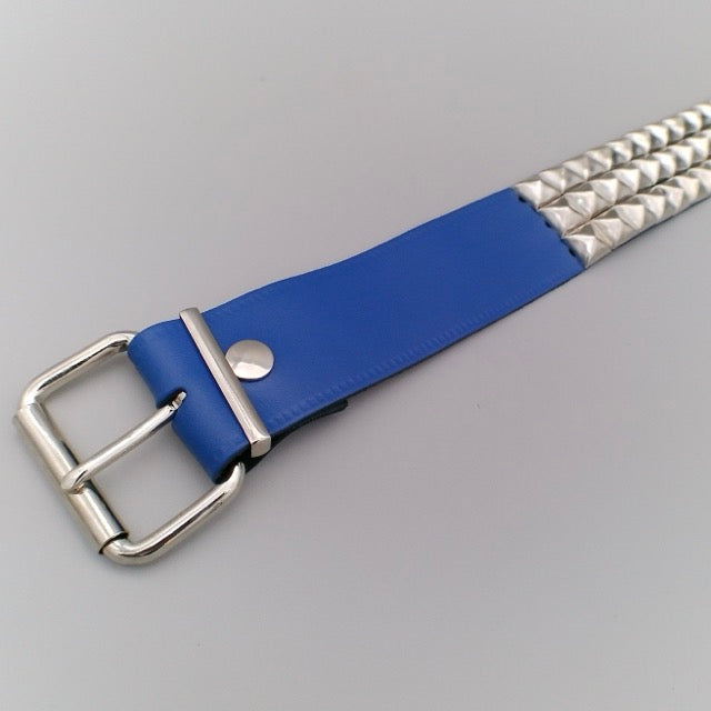 Belt 3-Row Pyramid Studs