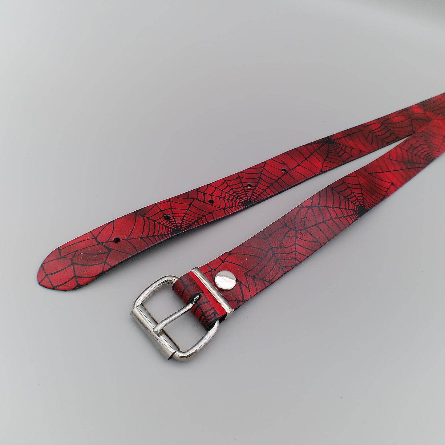 Belt 2-Row Spider Design Red