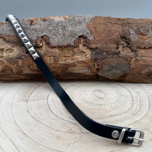 real-black-leather-belt-with-one-row-of-small-silver-pyramid-studs-for-heavy-metal-girls