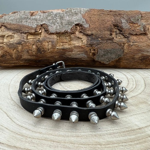 real-black-leather-belt-with-one-row-of-silver-spikes-for-heavy-metal-girls