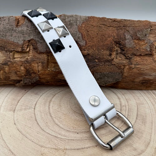 real-leather-belt-in-white-with-two-rows-of-pyramid-studs-in-silver-and-black