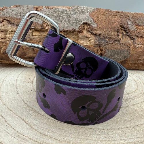 real-violet-leather-belt-with-pirate-skull-design-for-gothic-glamrock-and-halloween-costume