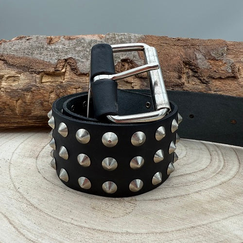 real-black-leather-belt-with-three-rows-of-conical-studs