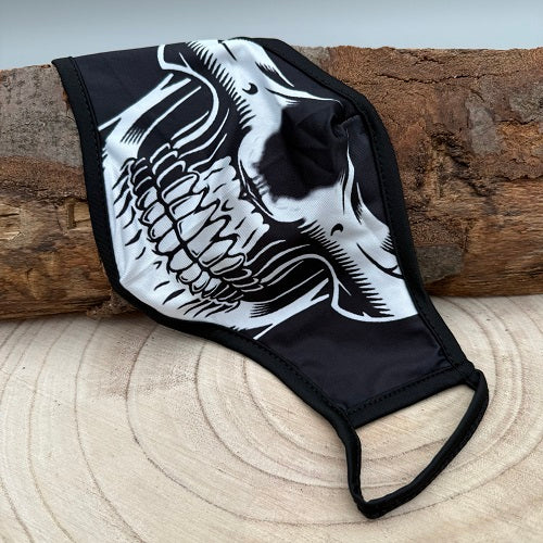 black-face-mask-with-a-skull-for-halloween